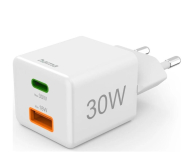 Ładowarka i akumulator HAMA Ładowarka sieciowa Mini 30W 1xUSB-C, 1xUSB-A 4047443516527